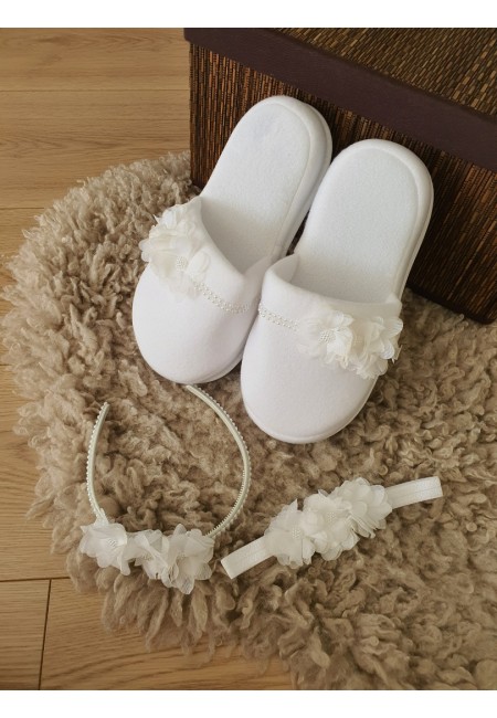 Lohusa Terlik Taç ve Bebek Bandana Seti, Özel Anne Seti , Hamile Lohusa Seti