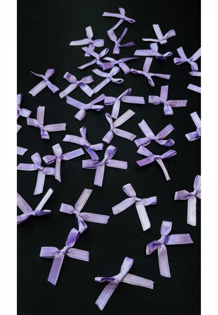 Fiyonk Saten Lila Küçük 50adet